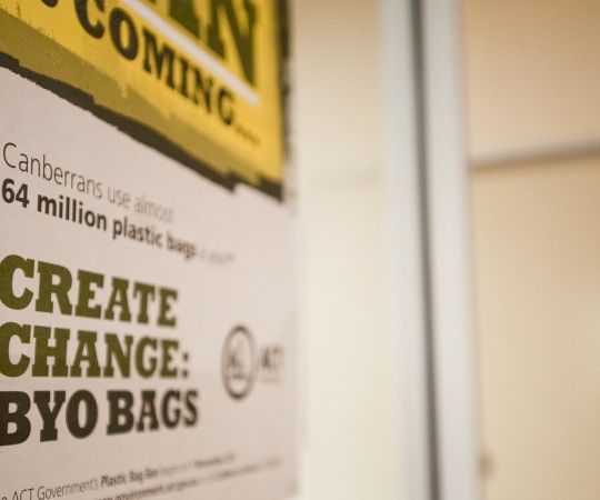 ACT Plastic bag ban campaign